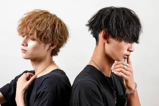 ミディアム メンズ メンズスタイル 歩夢のヘアスタイル