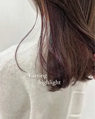 セミロング カラー murai airiのヘアスタイル