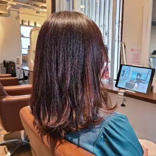 セミロング Hazumi Ayanoのヘアスタイル