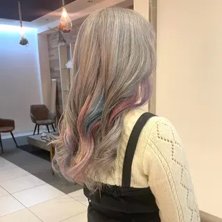 ロング カラー ハイトーン/ 髪質改善/ヒロタリカのヘアスタイル