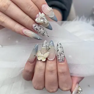 ネイル HANA 長さだしのネイルデザイン