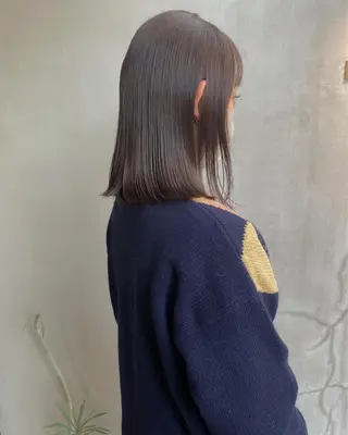 ミディアム カラー 板谷みさき /艶ボブ/藤沢美容室のヘアスタイル