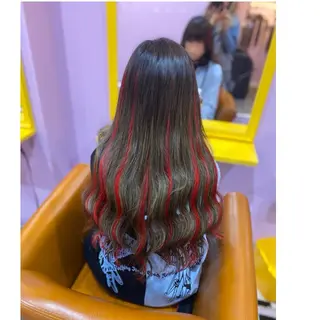 ロング チビ編み込みエクステ どぅ〜す/YUIのヘアスタイル