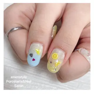 ミディアム ネイル 👑enen style👑のネイルデザイン