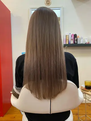 セミロング プルエク/clana ♡marinのヘアスタイル