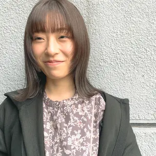 セミロング カラー 🌱加藤　胡太郎 /艶髪ストレート🌱のヘアスタイル