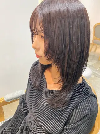 セミロング 片岡 令夏のヘアスタイル
