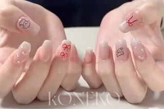 ネイル コネコネイルサロン モデル用のネイルデザイン