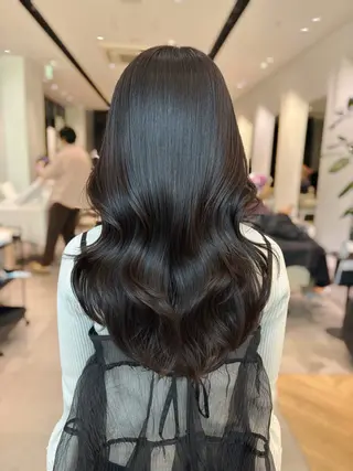 ロング カラー 銀座/韓国レイヤー/ 艶カラー🍓原田侑依のヘアスタイル