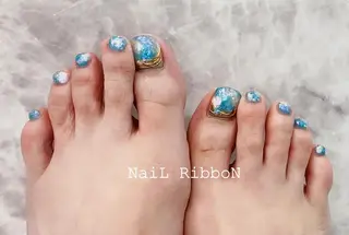 ネイル ネイルリボン 伊藤のネイルデザイン