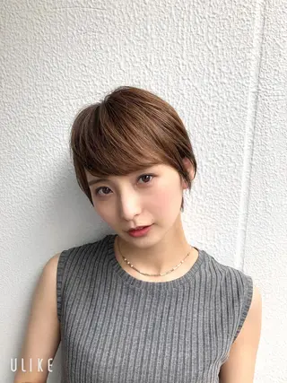 ショート レイヤー×髪質改善✨ 渋谷/佐藤侑哉のヘアスタイル