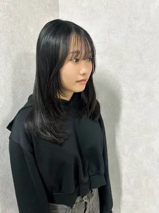 セミロング 髪質改善大阪/ 酸性縮毛矯正/ゆうとのヘアスタイル