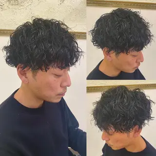 パーマ メンズ 年間2000名担当◎ パーマ職人/仲原佑樹のヘアスタイル