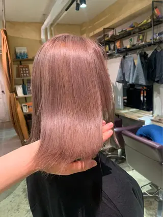 セミロング カラー ヘアアレンジ HACCH （ハッチ）所属・🪼ボブ/ミニボブ /髪質改善🪼のヘアスタイル