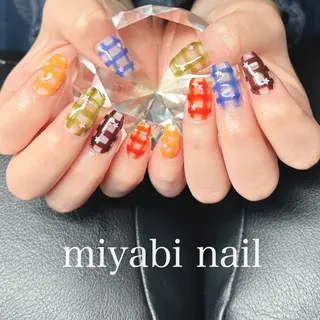 ネイル miyabi nail 桂川駅近くのネイルデザイン