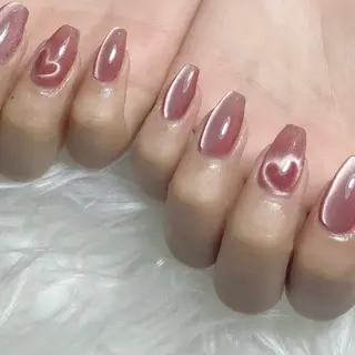 ネイル 同時施術◎💅🏻 ネイル/眉毛/まつ毛のネイルデザイン