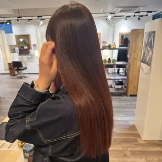 ミディアム カラー 浅津 菜月のヘアスタイル