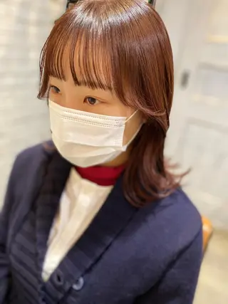 ミディアム Keshiki大名 安部 真輝のヘアスタイル