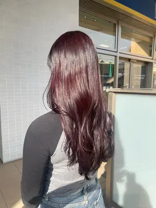 ロング カラー オブヘア  宮前平所属・🌼岩田 千夏🌼のヘアスタイル