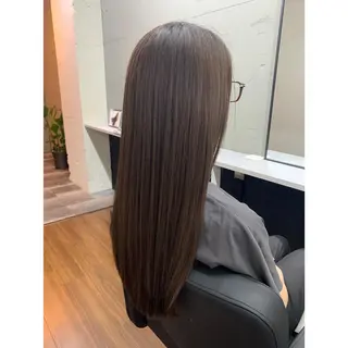 ロング 髪質改善専門　酸性ス トレート　縮毛矯正のヘアスタイル