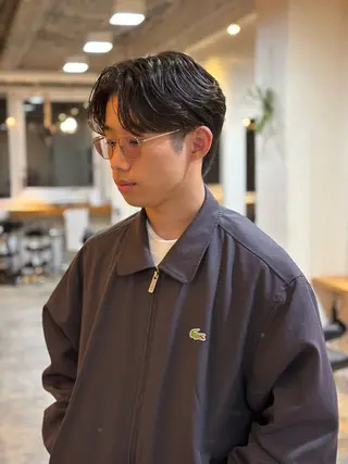 ショート パーマ メンズ green所属・⚡️Hiroto/ colorのヘアスタイル