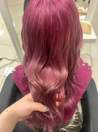 セミロング 【縮毛矯正/レディー スカット】美涼🎀のヘアスタイル