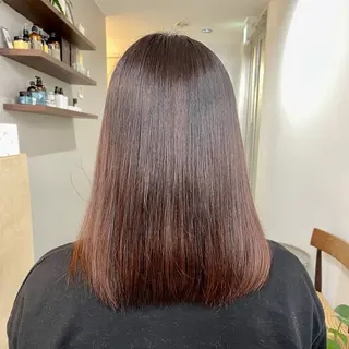 セミロング 髪も心も健康に🤎 /原亜希子のヘアスタイル