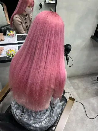 セミロング 濱川響太レディース カットモデルのヘアスタイル