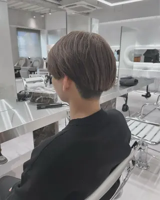 ショート カラー メンズ soen所属・⚡メンズパーマフ ェードカットTomyのヘアスタイル