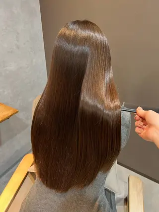 ロング 中村 ひなたのヘアスタイル