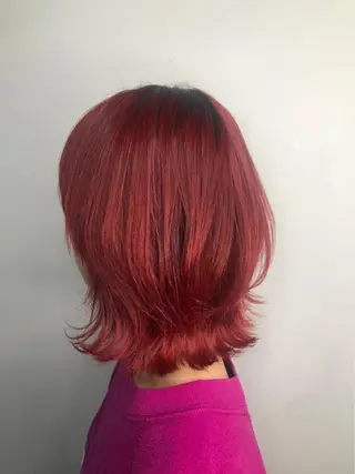 ミディアム カラー SALOWIN名古屋栄店所属・Yuuki🌷名古屋 栄 カラー/ボブのヘアスタイル