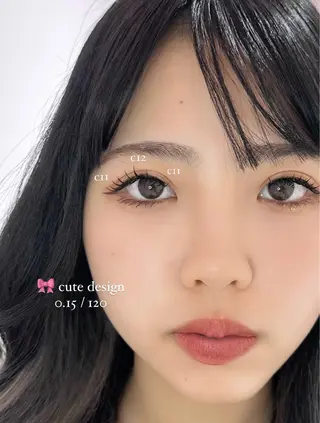 マツエク・マツパ Rien Lash mia🎀のマツエク・マツパデザイン