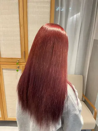 ロング カラー three所属・🦄今西 利音🦄のヘアスタイル