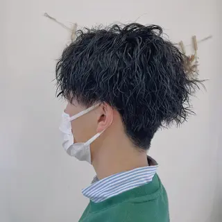 ショート パーマ メンズ お肌の角質ｹｱ / ﾍﾞﾗｽﾃｷﾞのその他イメージ