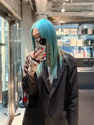 ロング カラー 🍎ハイトーンカラー /MANA🍎のヘアスタイル