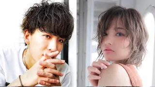 ショート カラー パーマ メンズ linda by neoliveのヘアスタイル