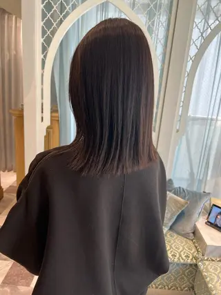 セミロング 似合わせカラーの神 ダブルカラー/森栄範のヘアスタイル