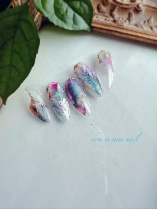 ネイル arm in arm ︎✿Yamamotoのマツエク・マツパデザイン