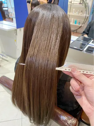 ロング カラー 石井 佑樹のヘアスタイル