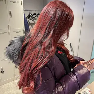 ロング 寒色＆ブリーチ特化 寒色MiOのヘアスタイル
