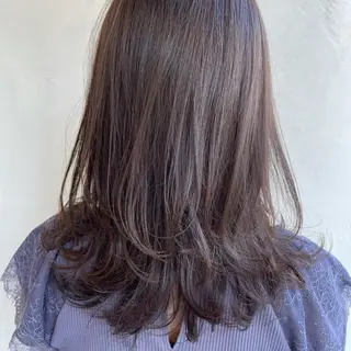 セミロング 髪質改善カラー🌈✨ 加藤 愛のヘアスタイル