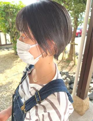 ショート カラー パーマ Artist 藤﨑紘成のヘアスタイル