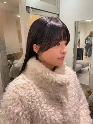 ミディアム 髪質改善jewelbox 〜私のトリートメント〜 東梅田店所属・髪質改善/ボブ/梅田 runa_ニュアンスのヘアスタイル