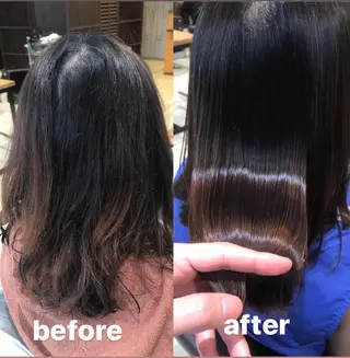 セミロング カラー パーマ ヘアアレンジ メンズ キッズ ネイル マツエク・マツパ MODEK's西宮店 マネージャー神道有基のヘアスタイル