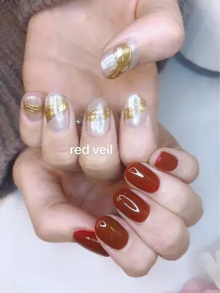 ショート ネイル 長さ出し専門 nynaのネイルデザイン