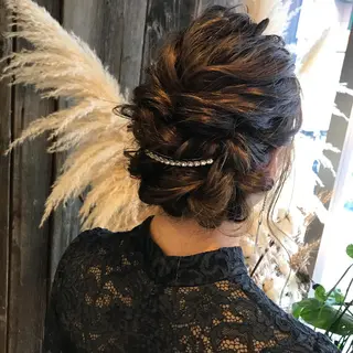 セミロング ヘアアレンジ サカグチユキナ 【tocca】のヘアスタイル