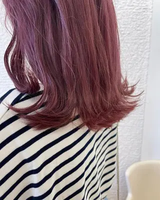 ミディアム カラー ヘアアレンジ 🍒KIKUCHI KANAE🍒のヘアスタイル
