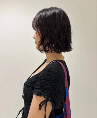 パーマ りな/ボブ /ダブルカラーのヘアスタイル