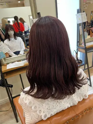 セミロング 亀川蓮 Agu hairのヘアスタイル