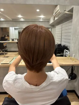 ショート カラー メンズ 🎀Maho🎀ボブ × 髪質改善のヘアスタイル